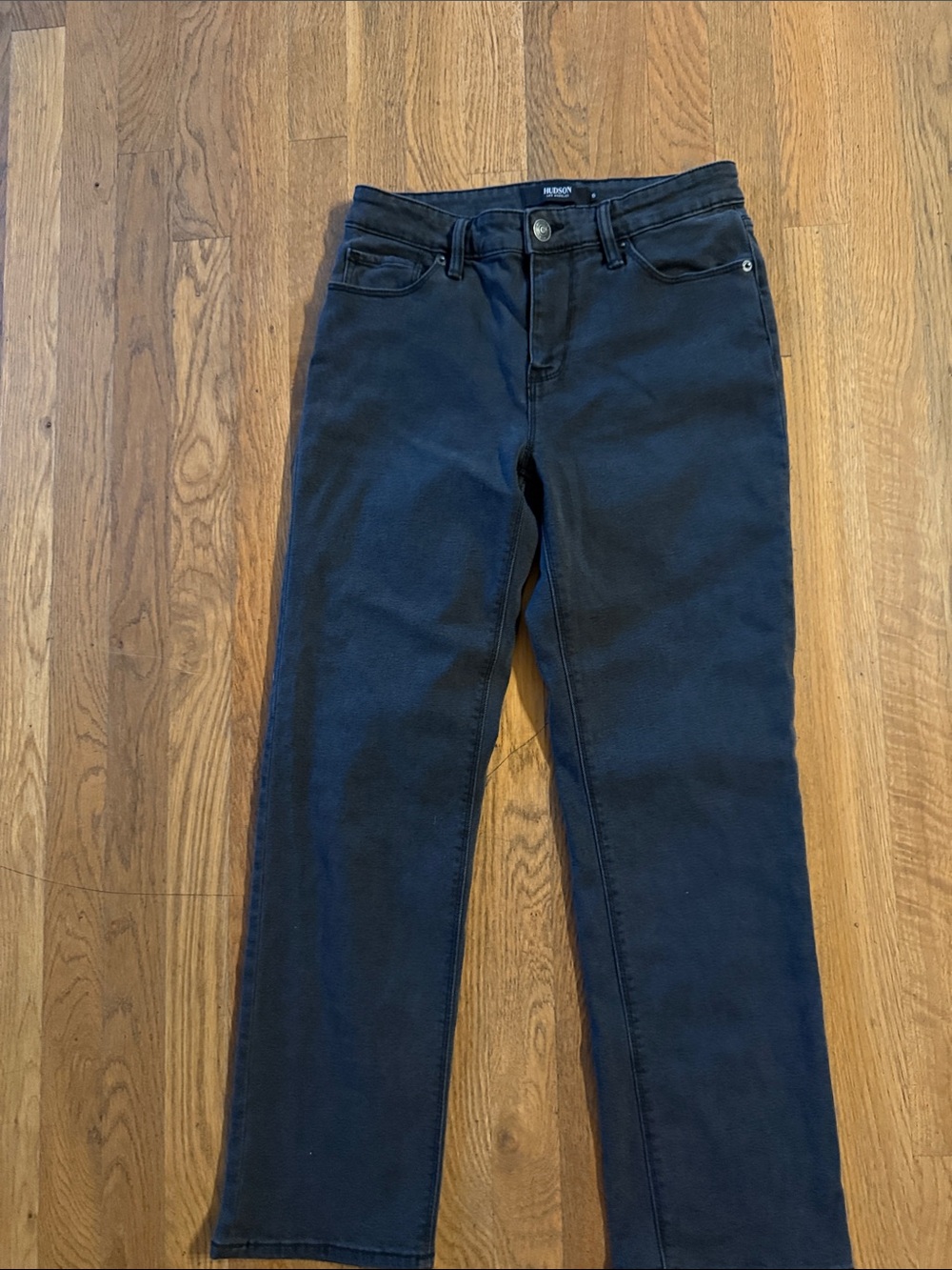 Hudson Jeans Black Straight Leg Jeans